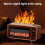 Diffusore di aromi USB Vintage Flame da 200 ml Bianco 4