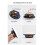 Lanterne LED blanche de camping 7500 mAh 12  5 cm, 4 modes 5