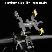 Soporte telescópico para teléfono de bicicleta - Aleación de aluminio, 8,3  7 cm