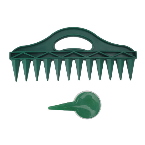 12 Holes Soil Digger Planter with Adjustable Seeder for Gardening 2