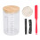 Sauerteigstarter-Glas mit Holzdeckel, 34-Unzen-Glas 3