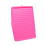 Escurridor de platos rectangular de plástico color rosa rojo 9
