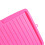 Escurridor de platos rectangular de plástico color rosa rojo 6