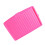 Escurridor de platos rectangular de plástico color rosa rojo 7