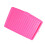 Escurridor de platos rectangular de plástico color rosa rojo 3