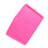 Escurridor de platos rectangular de plástico color rosa rojo 5