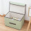 Waterproof Fabric Storage Bin 55L Large Foldable Dustproof Clothing Toy Box 5