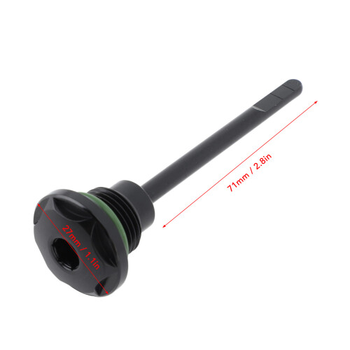 Varilla de medición de transmisión de aluminio 37075-87 negro 1