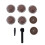 Kit de capsules Vertuoline 5 pièces 5.8x2.5cm marron 3