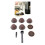 Kit de capsules Vertuoline 5 pièces 5.8x2.5cm marron 16