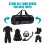Durable Nylon Dive Gear Bag 65x25x35cm Foldable Mesh for Snorkeling 4