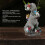 Multifunktionale Harz-Dinosaurier-Statue 36.58oz 31cm 5
