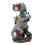 Multifunktionale Harz-Dinosaurier-Statue 36.58oz 31cm 3