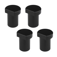 Aluminum Alloy Workbenches 4-Piece Set With Pins For Reinforced Woodworking Fits 19mm Or 20mm Holes Black
