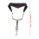 Saxophon-Nackengurt Y-Form Leder/Metall, Schwarz 2