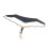 Saxophon-Nackengurt Y-Form Leder/Metall, Schwarz 13