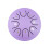 Tambour à langue en acier 4,0 pouces 8 notes clé C violet 3