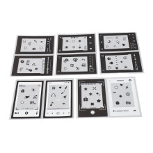 10 piezas de pegatina para marco de fotos de PET 13x12cm 5.1x4.7in