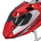 Hélicoptère RC 2,5 canaux rouge, 21x3,5 cm, 500 mAh 6