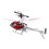 Hélicoptère RC 2,5 canaux rouge, 21x3,5 cm, 500 mAh 16