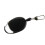 Porte-clé rétractable robuste 6,8  2,5 cm noir 11