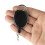 Porte-clé rétractable robuste 6,8  2,5 cm noir 12