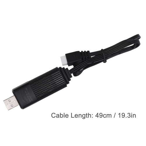 7,4V USB RC Auto Akku Ladegerät, 49cm Kabel, Li-ion, 27g 1