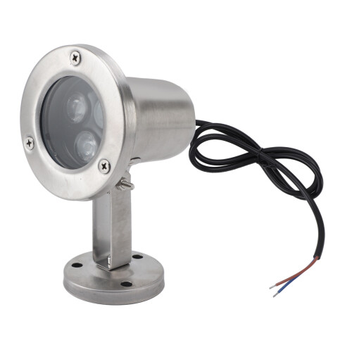 Luce LED per stagno da 3W SS IP68 120mmx82mm Bianco caldo 2