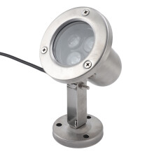 Luz de estanque 3W 120x82mm Blanco cálido Sumergible