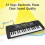 Teclado electrónico de 37 teclas negro 42.8x16.2x4.5 cm 4