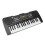 Teclado electrónico de 37 teclas negro 42.8x16.2x4.5 cm 12