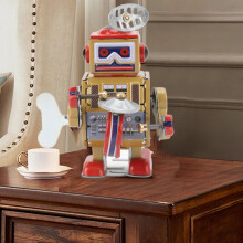 Handgefertigtes aufziehbares Roboter-Spielzeug - Retro-Eisen-Uhrwerk