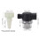 Pompe à eau autoamorçante à diaphragme en plastique 12 V DC 2