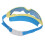 Schwimmbrille mit Ohrenstöpseln, klare Gläser, blau 11