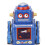 Aufzieh-Roboter - Größe: Klein, Eisen-Uhrwerk, Blau 12