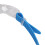 Schwimmbrille mit Ohrenstöpseln, klare Gläser, blau 9