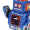 Aufzieh-Roboter - Größe: Klein, Eisen-Uhrwerk, Blau 9