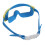 Schwimmbrille mit Ohrenstöpseln, klare Gläser, blau 15
