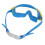 Schwimmbrille mit Ohrenstöpseln, klare Gläser, blau 14