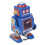 Aufzieh-Roboter - Größe: Klein, Eisen-Uhrwerk, Blau 13