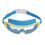 Schwimmbrille mit Ohrenstöpseln, klare Gläser, blau 16