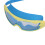 Schwimmbrille mit Ohrenstöpseln, klare Gläser, blau 7