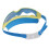Schwimmbrille mit Ohrenstöpseln, klare Gläser, blau 6