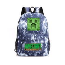 (Lightning Blue)Minecraft Rugzak voor Tieners, Kinderen, Jongens, Kinderen, Studenten, School, Unisex Tassen