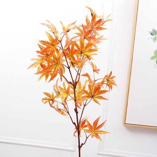 83 cm Ahornzweig mit 34 Blättern, orange 2