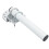 Soporte de pared de acero inoxidable blanco para plato rectangular V2 15