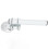 Soporte de pared de acero inoxidable blanco para plato rectangular V2 13