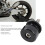 M8 CNC Aluminio Negro Spools para basculante CB1000R 4