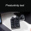 Mini clavier macro USB avec stockage intégré, 9 touches rouges 5