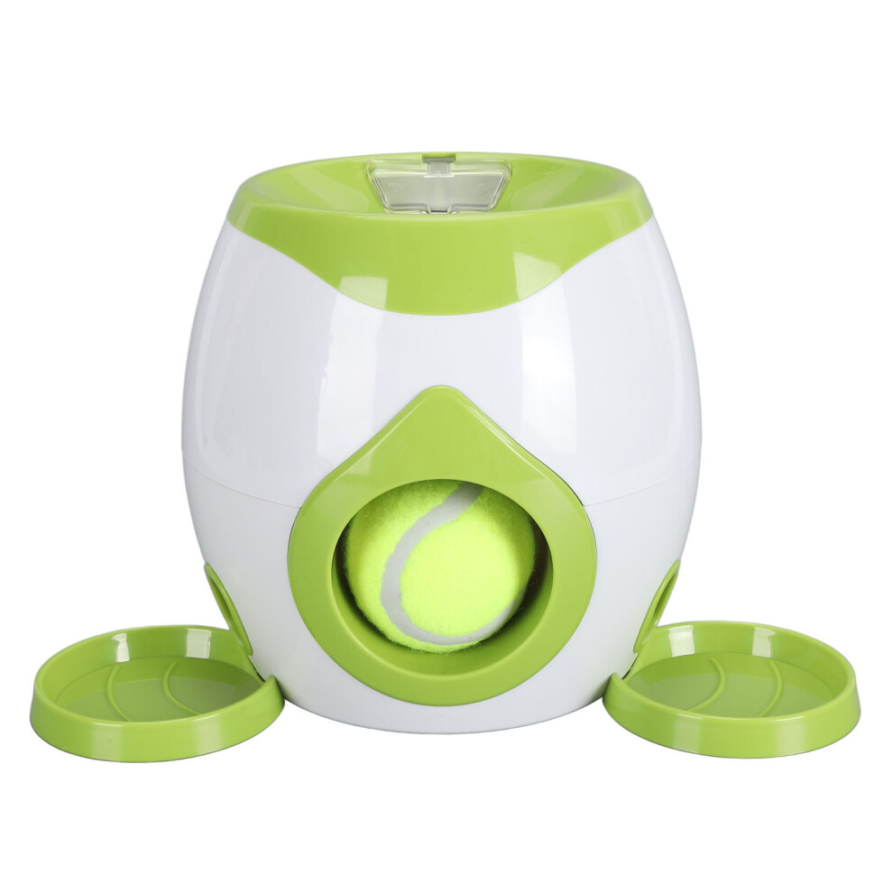 Dog Ball Launcher 18X18cm Interactive Tennis Ball Thrower For Dogs Green